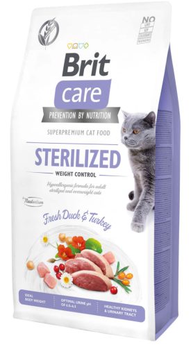 Brit Care Grain-Free Hrană uscată pentru pisici sterilizate 2 kg