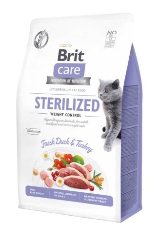 Brit Care Grain-Free Hrană uscată pentru pisici sterilizate 400g