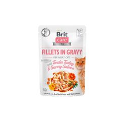   Brit Care Hrană pentru pisici adulte, cu curcan și somon 85 g