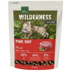   Real Nature Wilderness Hrană uscată pentru pisici senior, cu vită 300 g