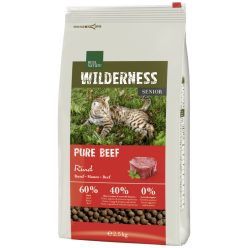   Real Nature Wilderness Hrană uscată pentru pisici senioare, cu vită 2,5 kg