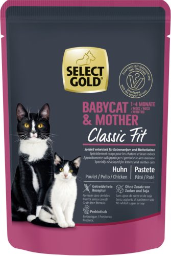 Select Gold Pliculeț pentru pisici mama și puiul 85g