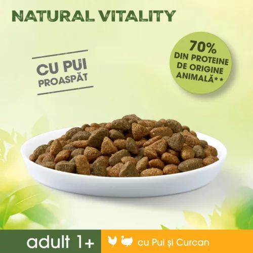 Perfect Fit Nature Vital hrană uscată pentru pisici, pui și curcan 650 g