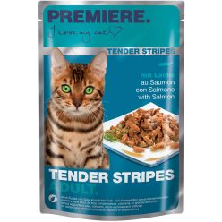   Premiere Tender Stripes Hrană pentru pisici adulte, cu somon 85 g