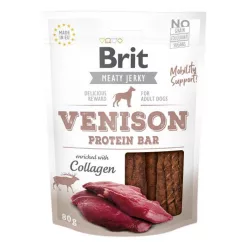 Brit Jerky Recompensă pentru câini, cu pui și vânat 80 g