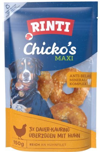 RINTI Chicko Maxi Inele de ros cu pui 3x50 g