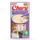 Churu Creamy Recompensă pentru pisici cu pui și creveți 4x14 g