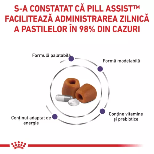 Royal Canin Veterinary Pill Assist Hrană uscată complementară pentru câini de talie mică 90 g