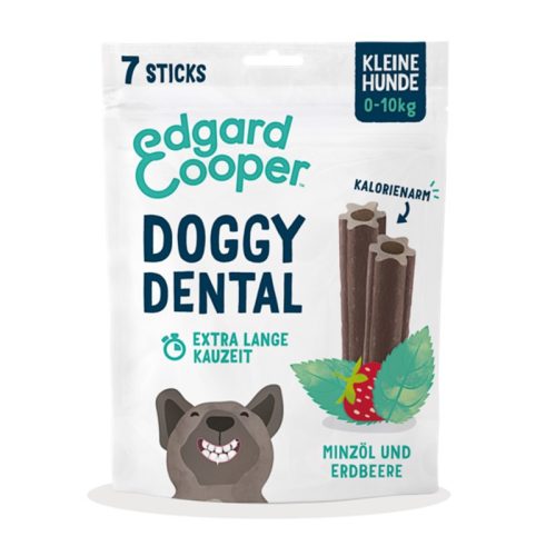 Edgard & Cooper Dental Sticks cu căpșuni și mentă pentru câini 105 g