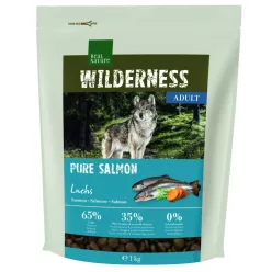   Real Nature Wilderness Hrană uscată pentru câini, cu somon 1 kg