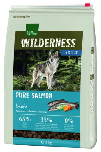 Real Nature Wilderness Hrană uscată pentru câini adulți, cu somon 4kg