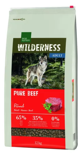 Real Nature Wilderness Hrană uscată pentru câini adulți, cu vită 12 kg