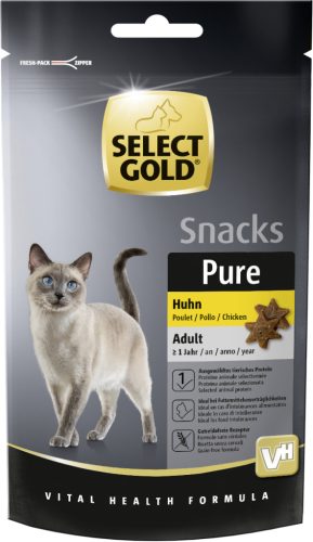 Select Gold Pure Recompensă pentru pisicile adulte, cu pui 75g