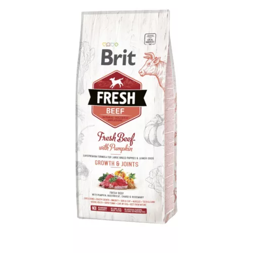 Brit Fresh Hrană uscată pentru câini adulți de talie mare, cu vită 2,5 kg
