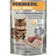 Premiere Meat Menu Hrană umedă pentru pisici senioare, cu vită și păsăre 85 g