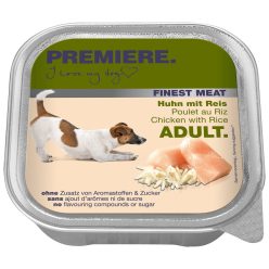    Premiere Finest Meat Hrană umedă pentru câini adulți, de talie mică, cu pui și orez 150 g
