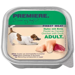   Premiere Finest Meat Hrană umedă pentru câini adulți, cu pui și rață 150 g