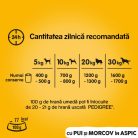 Pedigree hrană umedă la conservă pentru câini adulți cu pui și morcov în aspic 1200 g