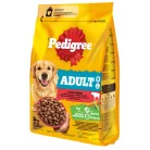 Pedigree Hrană uscată cu vită și legume pentru câini adulți 3 kg