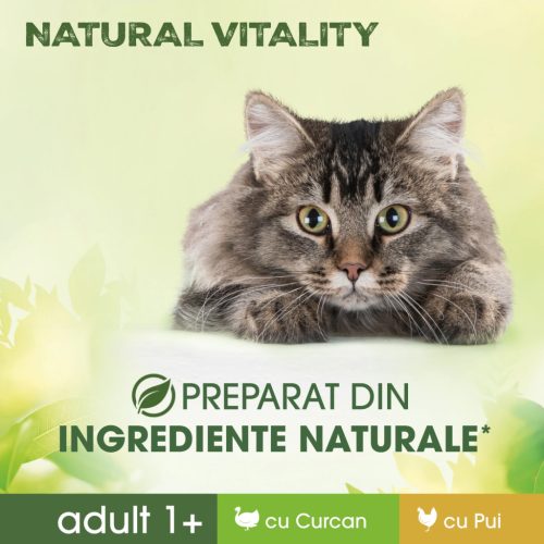 Perfect Fit Natural Vitality hrană umedă pentru pisici cu pui și curcan 6 x 50 g