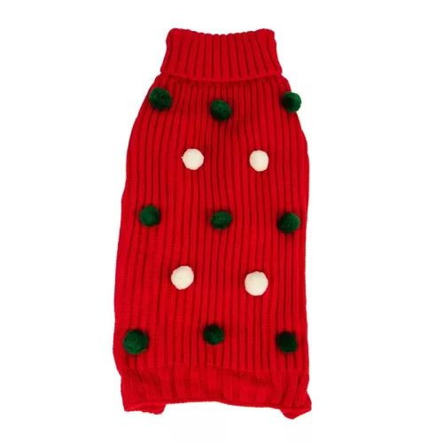 PAW Holiday Pulover tricotat pentru câini XL