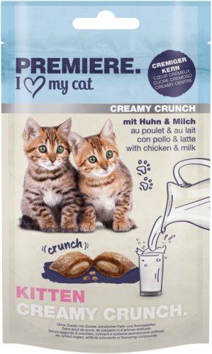 Premiere Creamy Crunch Recompense pentru puii de pisică cu lapte 60 g