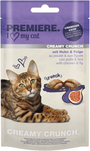 Premiere Creamy Crunch Recompense pentru pisici, cu smochine 60 g