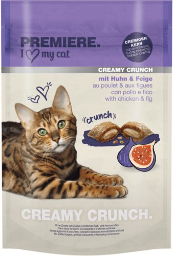 Premiere Creamy Crunch Recompense pentru pisici, cu smochine 180 g