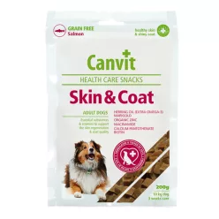   Canvit Health Care Snack Skin & Coat Recompense pentru câini 200 g