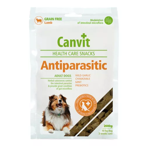 Canvit Snack Health Care Anti‑Parasitic Recompense pentru câini 200 g