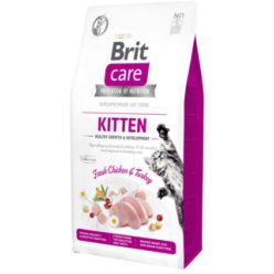   Brit Care Healthy Growth Hrană uscată pentru pisici, cu pui și curcan 7 kg