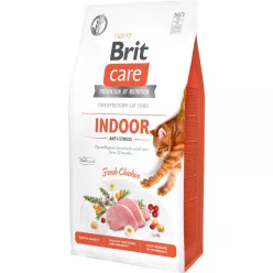   Brit Care Antistres Hrană uscată pentru pisici adulte de interior, cu pui 7 kg