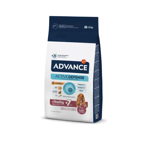 Advance Medium Senior Vitality Hrană uscată pentru câini seniori cu pui 12 kg