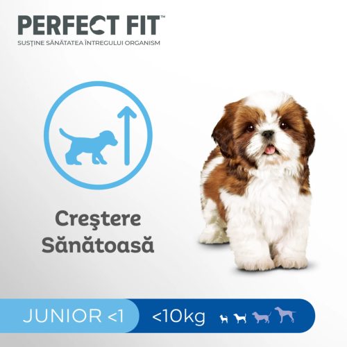 Perfect Fit Junior Hrană uscată cu pui pentru câini de talie mică 825 g