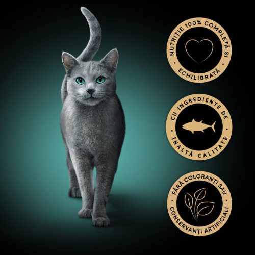 Sheba® Perfect Portions™ Hrană umedă pisici adulte, bucăți ton, 2 x 37,5 g