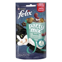   Felix Party Mix Seaside Recompense pentru pisici, cu somon, pește Pollock și păstrăv 60 g