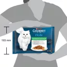 Gourmet Perle Hrană umedă pentru pisici, mini fileuri în sos 4x85 g