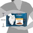 Gourmet Perle Hrană umedă pentru pisici, mini fileuri în sos 4x85 g