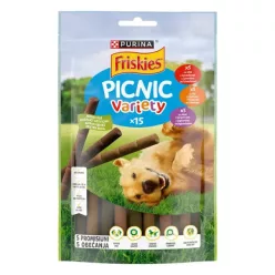   Friskies Picnic Variety Recompense pentru câini, cu vită, pui și miel 126 g