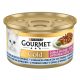 Gourmet Gold Dublă Savoare Hrană umedă pentru pisici, cu pește oceanic și spanac în sos 85 g