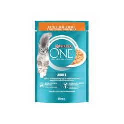   Purina One Hrană umedă pentru pisici adulte, mini fileuri în sos cu pui și fasole verde 85 g