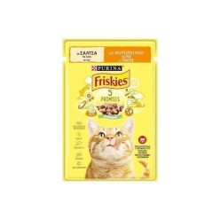   Friskies Hrană umedă pentru pisici adulte, cu pui în sos 85 g
