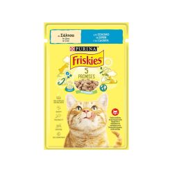   Friskies Hrană umedă pentru pisici adulte, cu somon în sos 85 g