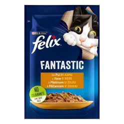   Felix Fantastic Hrană umedă pentru pisici, cu pui în aspic 85 g