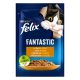 Felix Fantastic Hrană umedă pentru pisici, cu pui în aspic 85 g
