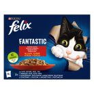 Felix Fantastic Hrană umedă pentru pisici, Selecție Rustică, cu vită, pui, iepure, miel în aspic 12x85 g