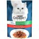 Gourmet Perle Hrană umedă pentru pisici, mini fileuri în sos cu vită și morcovi 85 g