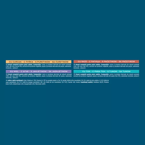 Gourmet Perle Hrană umedă pentru pisici, mini fileuri în sos 4x85 g