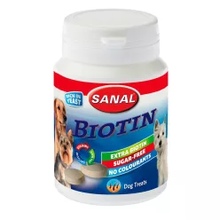 Sanal Suplimente pentru câini cu biotină 75 g