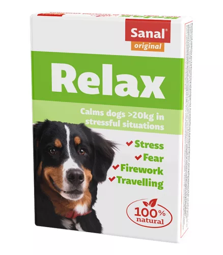 Sanal Relax Suplimente pentru câini de talie mare 15 tablete